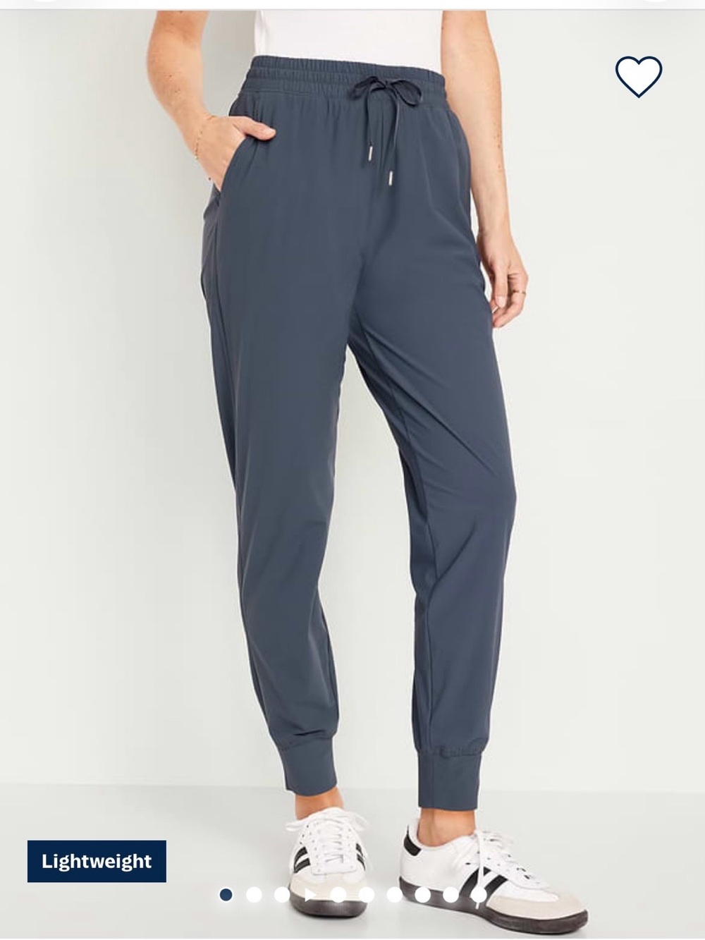 Old Navy High Waisted SleekTech Jogger Pants 2X Blue